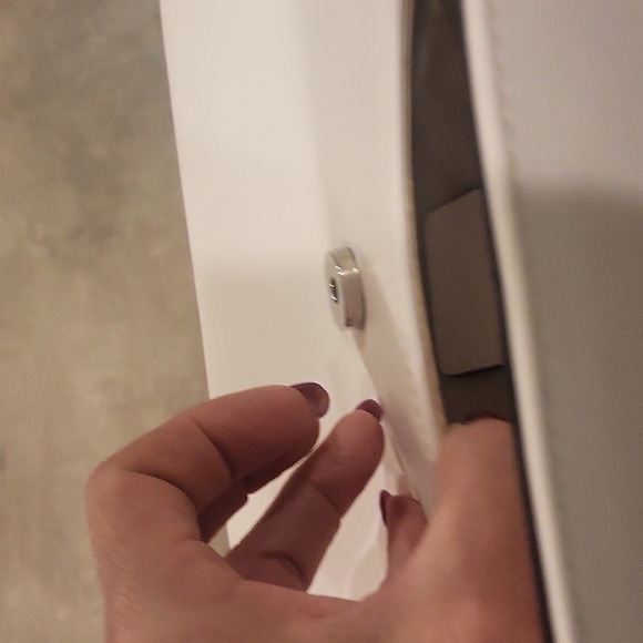 Vintage cream shoulder strap mini Camille bag style Okpta bag - Picture 7 of 16